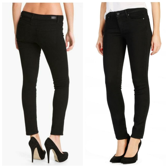 PAIGE Denim - PAIGE black peg skinny jeans